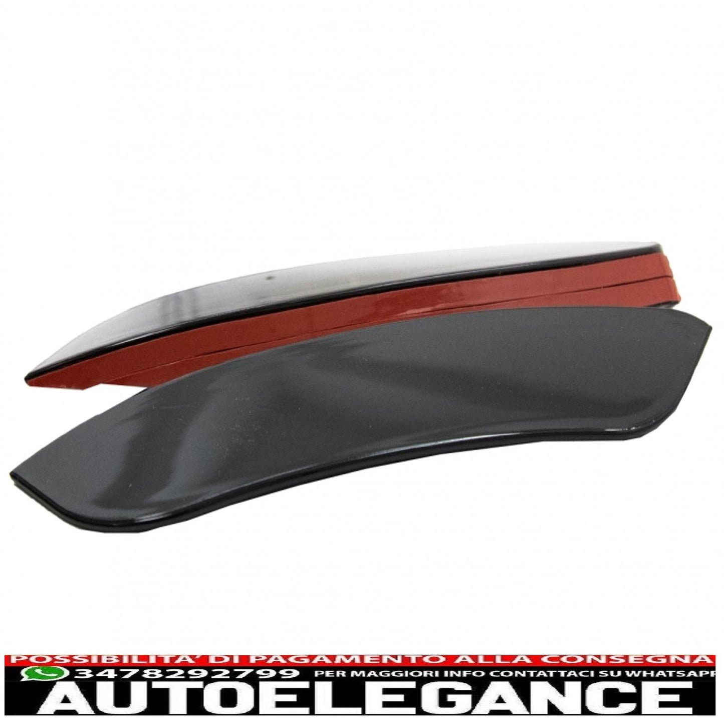 Alette paraurti anteriori alette laterali flac adatte per mercedes a class w177 v177 (04.2018-) a35 design black edition AUTOELEGANCERICAMBI