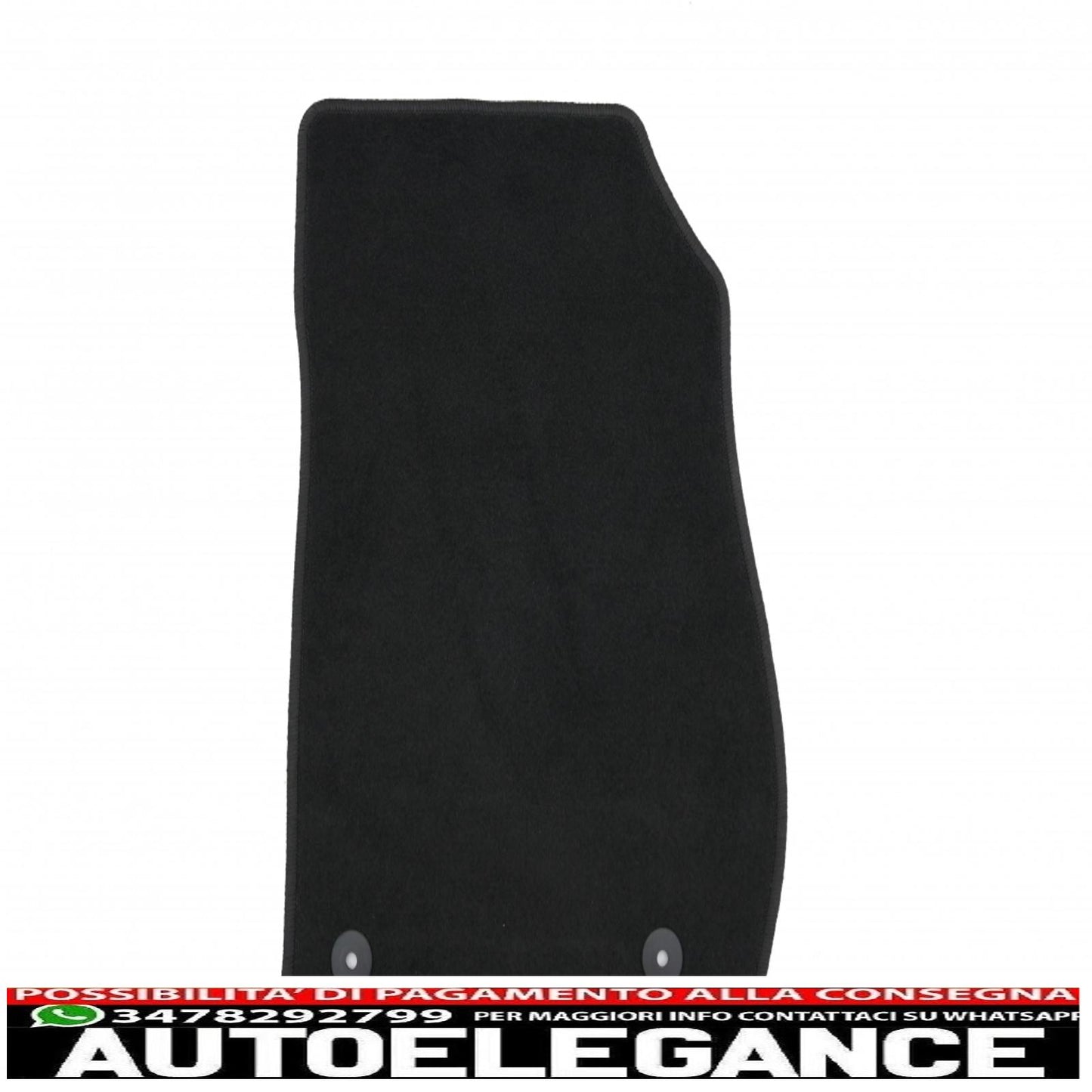 Graphite carpet mat suitable for opel zafira c 01/2012