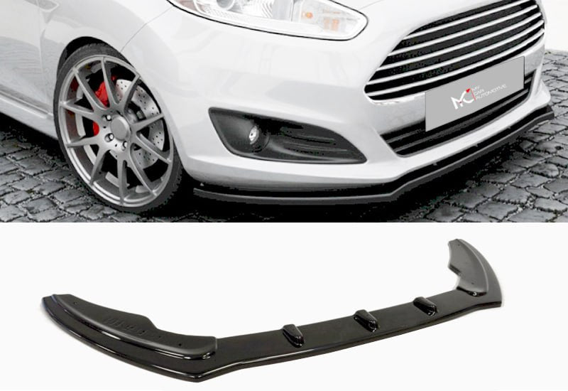 SPLITTER SUITABLE FOR FORD FIESTA MK7 FL 2012-2017 STANDARD GLOSS BLACK