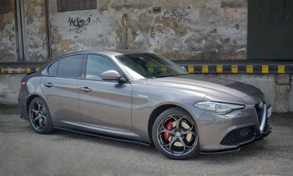 SOTTOMINIGONNE ADATTE PER ALFA ROMEO GIULIA SPECIFICHE NERO OPACO LOOK SPORTIVO