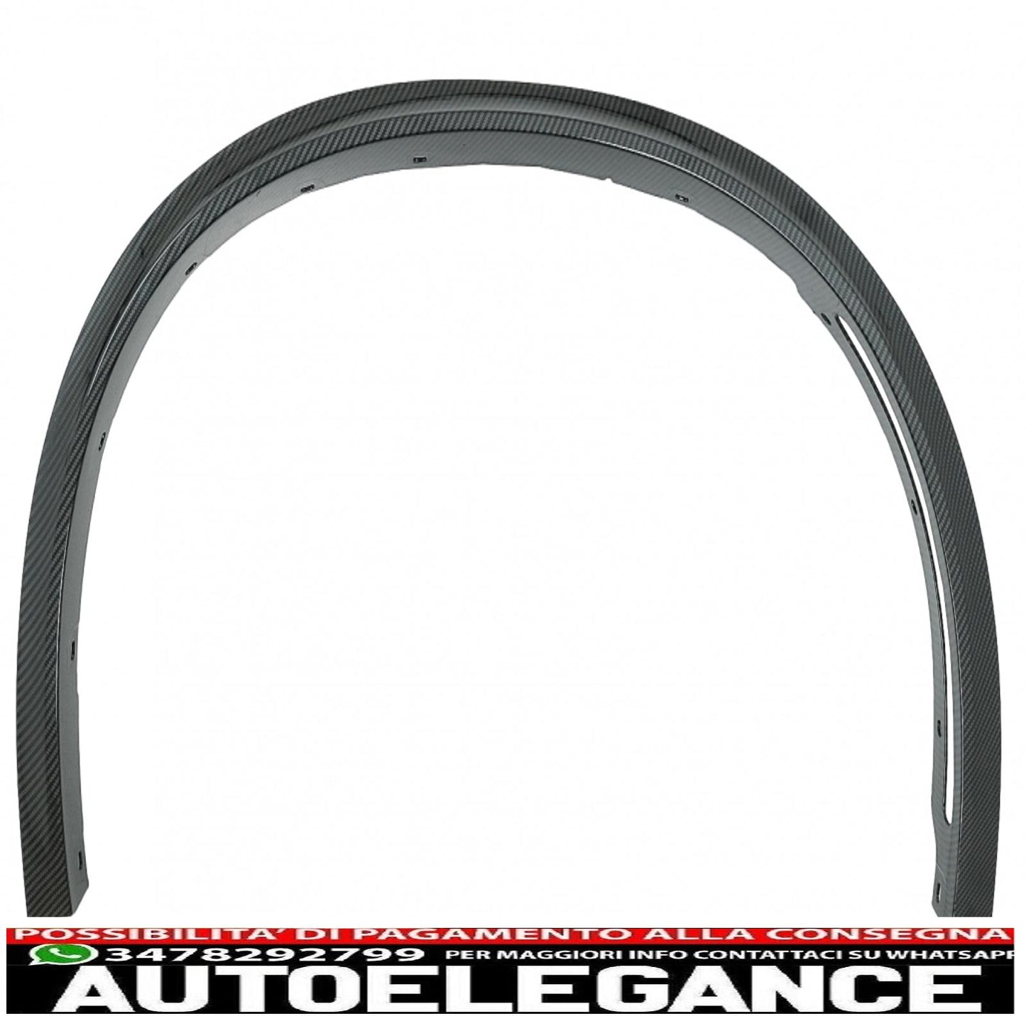 parafanghi per passaruota con 32 clip in plastica per auto adatti per BMW X5 F15 (2014-2018) m-design m-sport carbon look