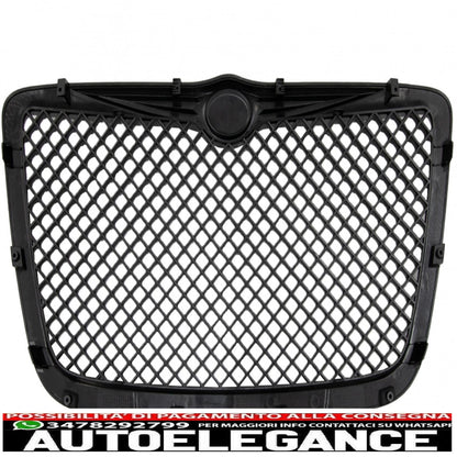 griglia anteriore adatta per chrysler 300c berlina avant bentley look (2004-2011) edizione pianoforte nera