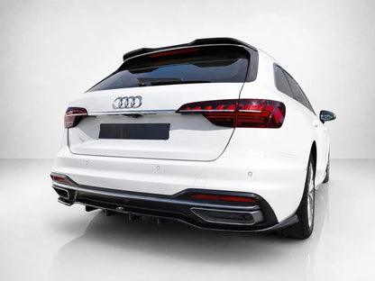 👉Splitter posteriore per Audi A4 B9 facelift Avant (19-24) in ABS nero lucido👈