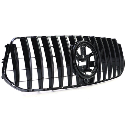 Gloss black sports radiator grille for Mercedes GLE SUV V167 from 18 with sports package