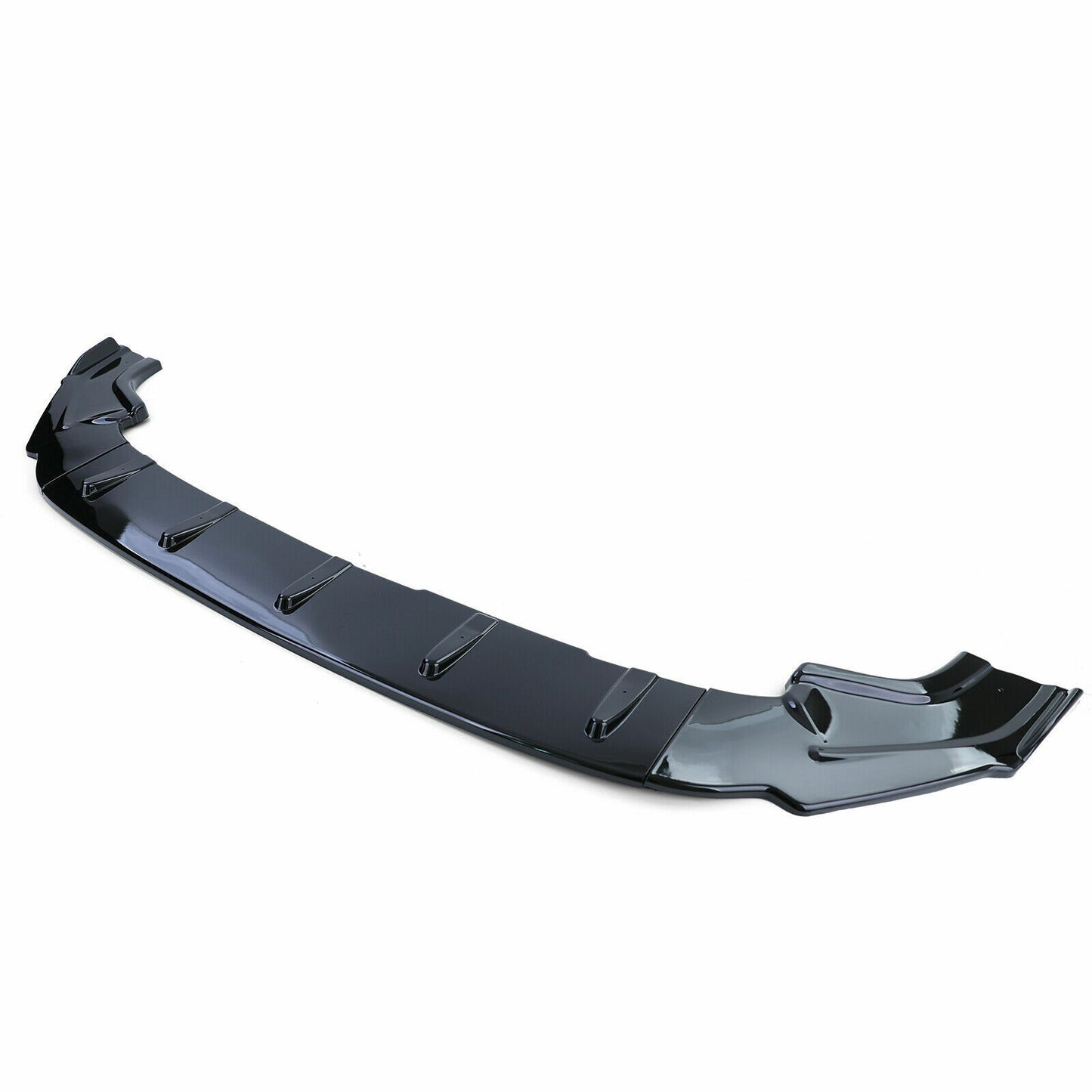 SPLITTER 3 PZ ADATTO PER VW GOLF 7 GOLF 7.5 GTI GTD RLINE NERO LUCIDO