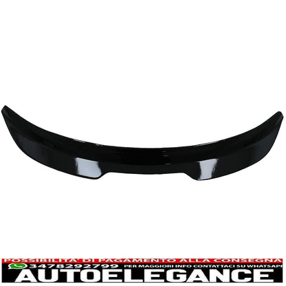 Spoiler sul tetto aggiuntivo per Audi A6 C7 4G Avant 2011-2015 Nero lucido
