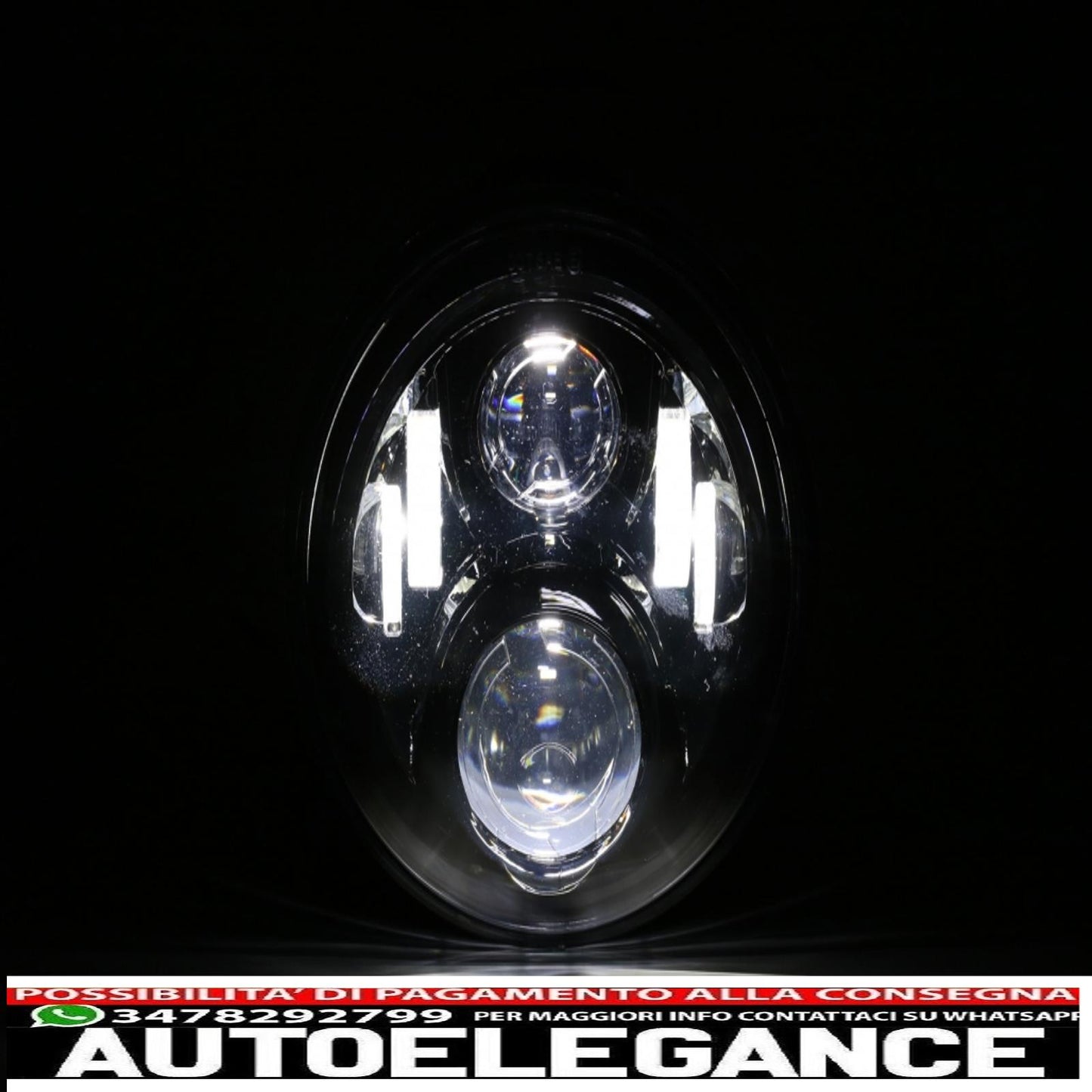 Motorcycle LED Headlight Suitable For Honda CB250 CB400 CB500 CB1300 / Hornet 250 / Hornet 600 Hornet 900 / VTR250 VTEC400 75W 7 Inch IP67 H4