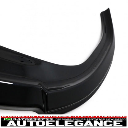 Front Bumper Spoiler Lip Fit For Toyota Yaris Mk4 XP210 (2020-up) Piano Black