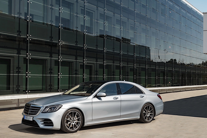 GRIGLIA ADATTA PER MERCEDES-BENZ CLASSE S W222 2014-2019 LOOK AMG CROMATA/NERA