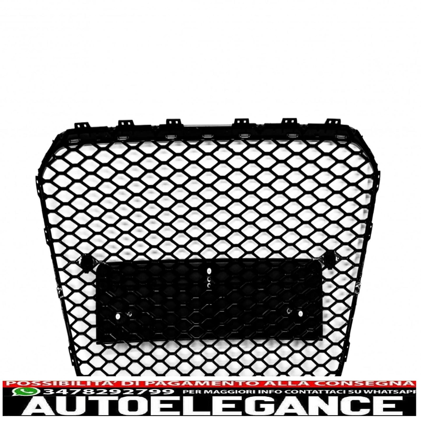 front grille without badge suitable for audi a5 8t (2012-2015) rs design piano black