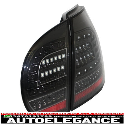 full led rear lights suitable for vw golf v 5 left hand drive (2004-2009) black urban style