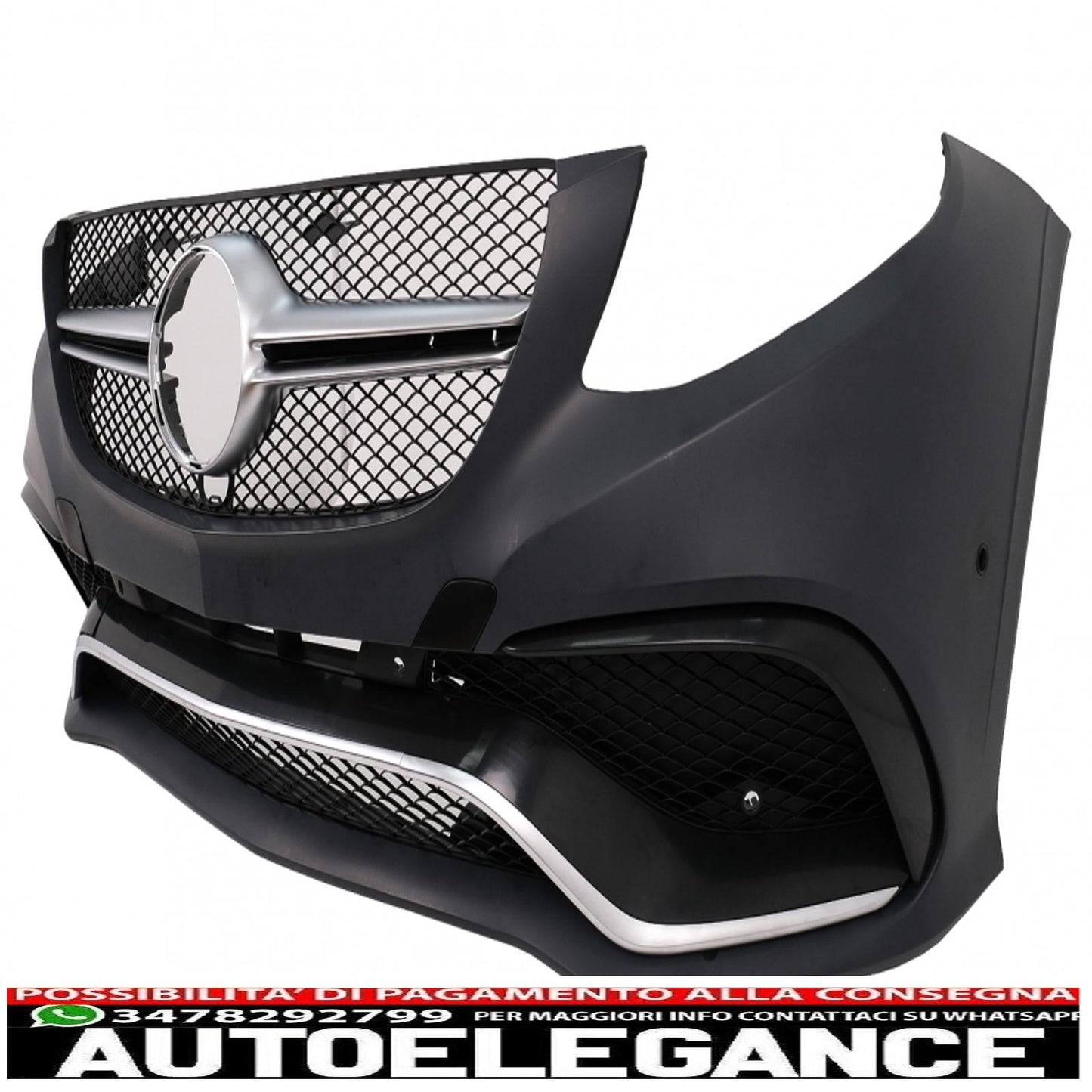 complete body kit suitable for mercedes gle w166 suv (2015-2018)