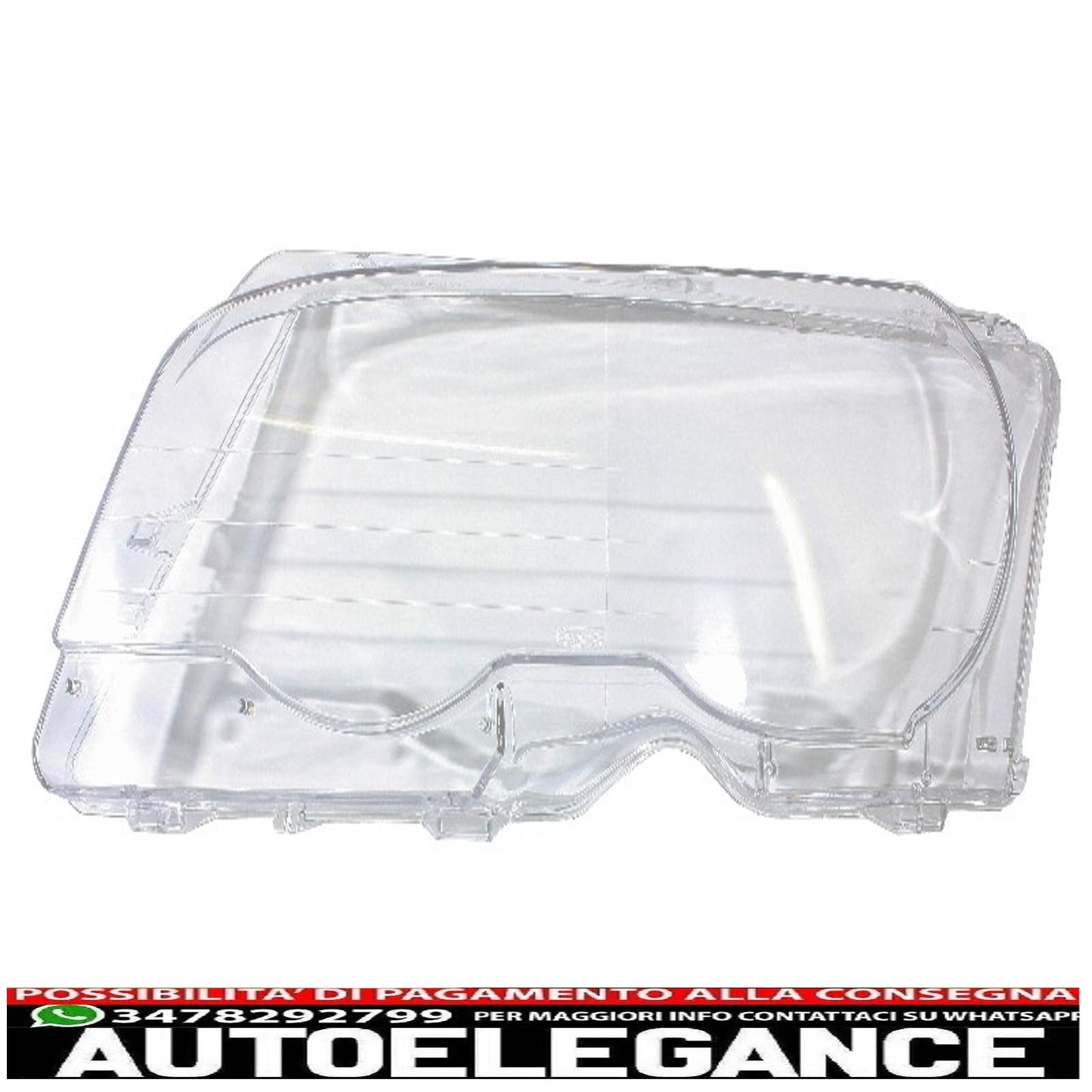 Headlight glasses suitable for bmw e46 coupe cabrio (1998-2003) 