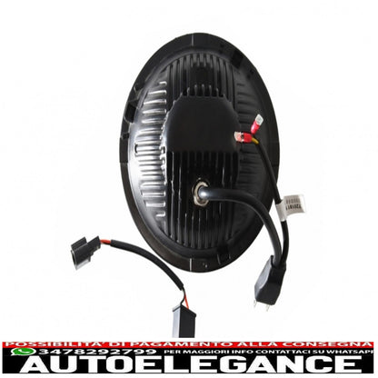 7 Inch Cree LED Headlights Drl Fit For Jeep Wrangler JK TJ LJ Defender Mercedes W463 Black