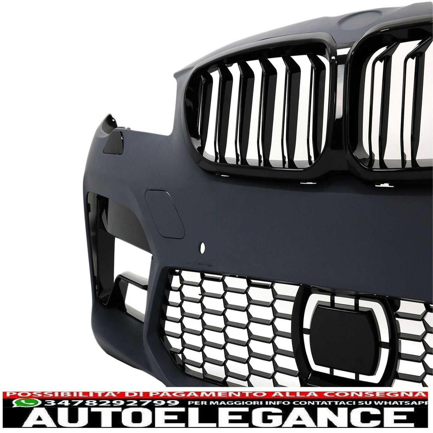 Front Bumper Grille for BMW 5 Series F10 F11 2011-2017 M5 2020 Look-show original titleOriginal textFrontstoßstange Gitter für BMW 5er F10 F11 2011-2017 M5 2020 Look