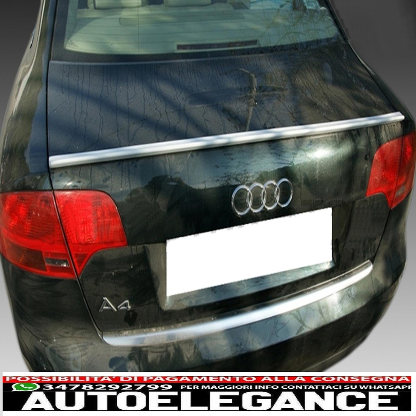 trunk spoiler suitable for audi a4 b7 (2004-2008) 