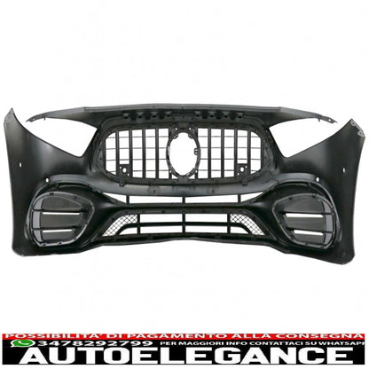 Front bumper suitable for mercedes A-class w177 hatchback / v177 sedan (2018-up) design a45