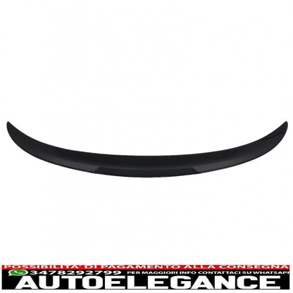 spoiler per bagagliaio con paraurti posteriore spoiler mantovana diffusore doppia uscita adatto per bmw serie 3 f30 (2011-2019) m4 csl performance design nero pianoforte