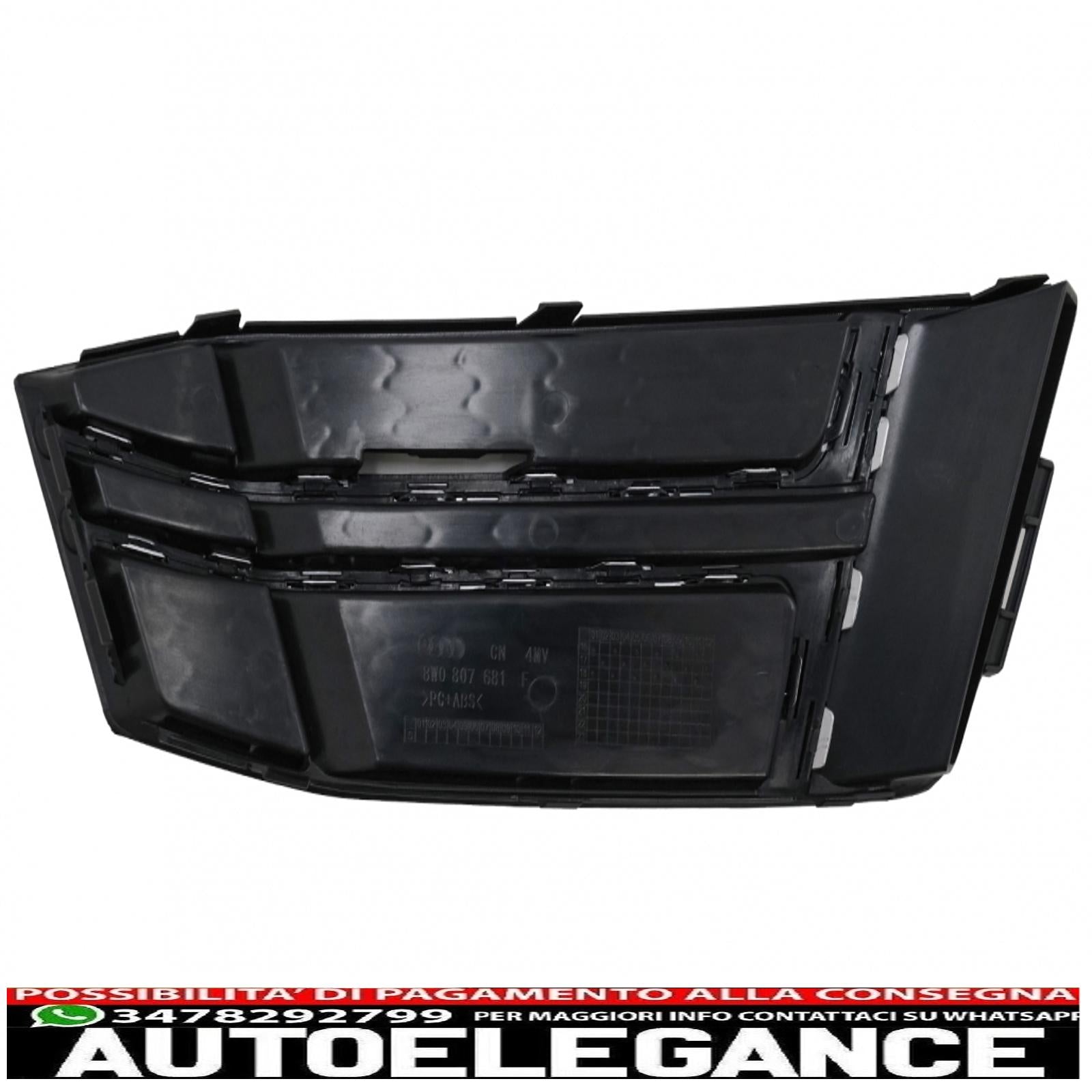 coperture inferiori della griglia del paraurti griglie laterali adatte per audi a4 b9 berlina avant (2016-2018) s-line AUTOELEGANCERICAMBI