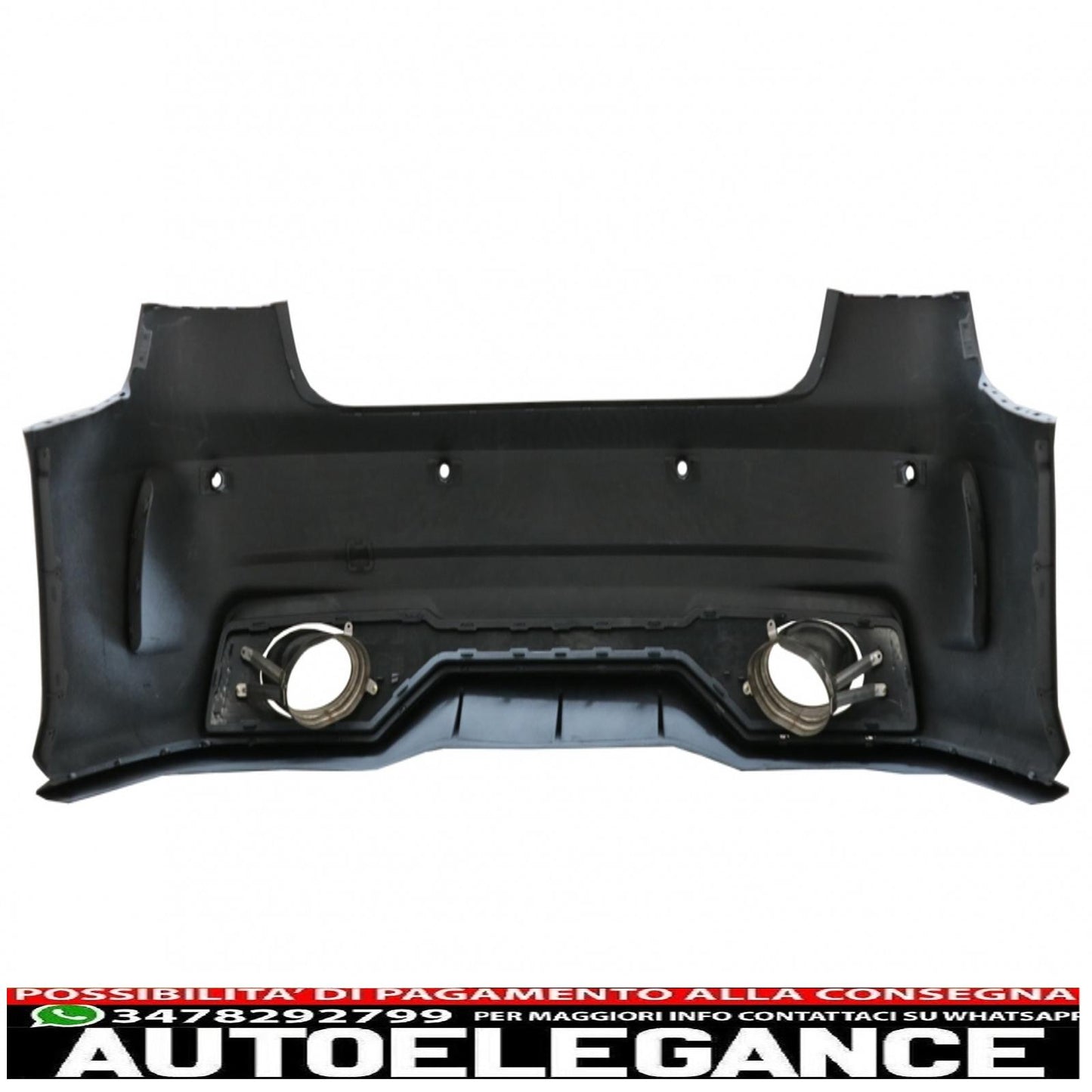 rear bumper suitable for audi a3 8v sedan pre restyling (2012-2016) rs design