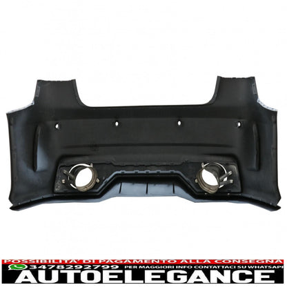 rear bumper suitable for audi a3 8v sedan pre restyling (2012-2016) rs design
