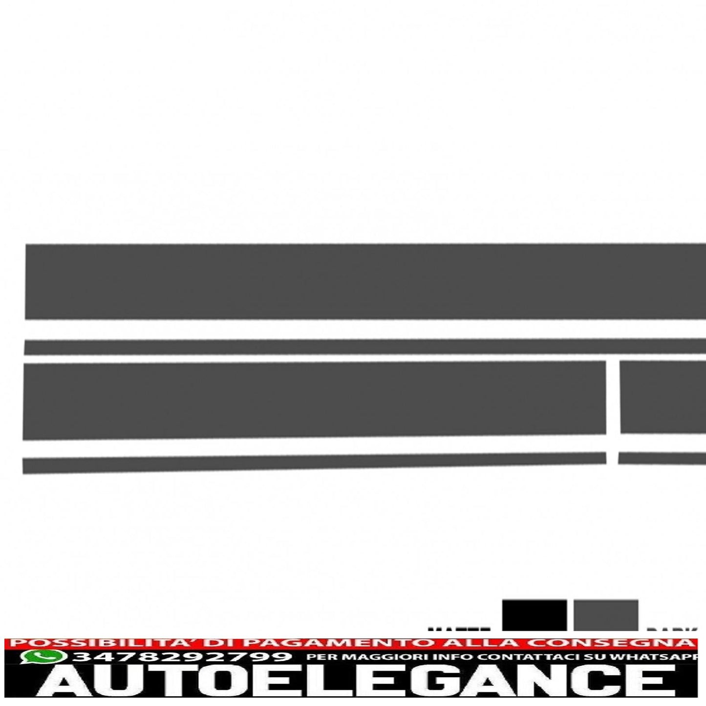 Set of side and top hood roof tailgate decals stickers dark grey suitable for mercedes c205 coupe a205 cabriolet (2014-up) a45 design edition 1