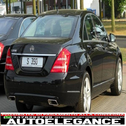adatto per terminali marmitta mercedes classe s w221 (2005-2009) s350 AUTOELEGANCERICAMBI