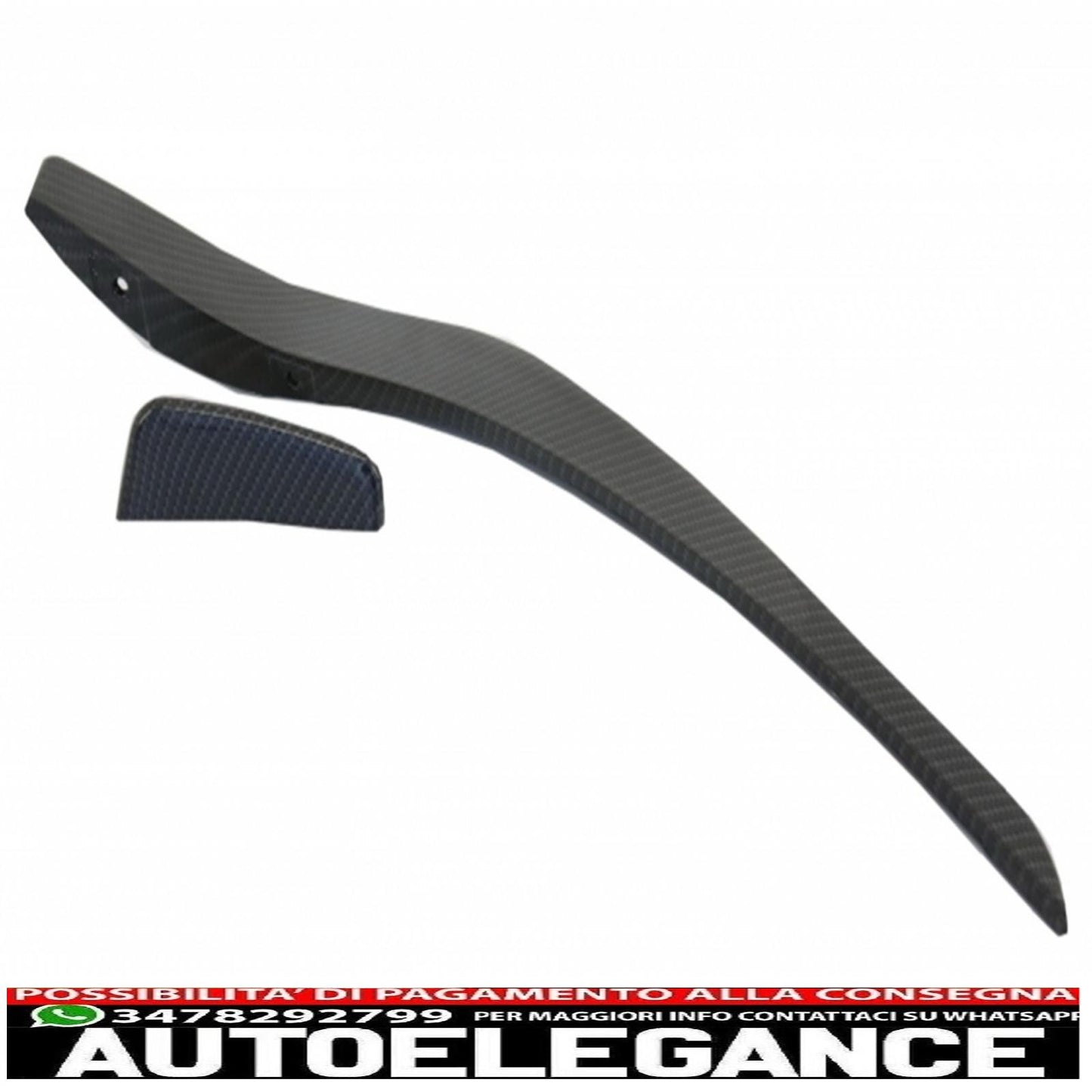 Bumper splitter fins aero side vent canard suitable for mercedes benz cla w117 c117 x117 (2013-2016) cla45 a-design carbon film
