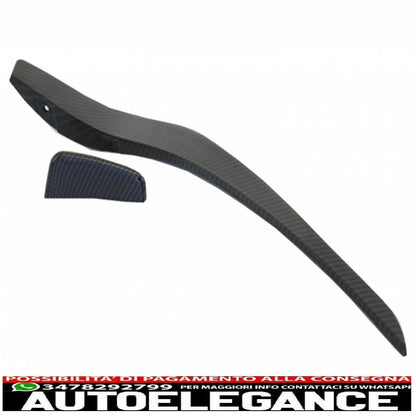 Bumper splitter fins aero side vent canard suitable for mercedes benz cla w117 c117 x117 (2013-2016) cla45 a-design carbon film