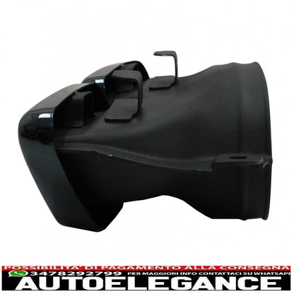 Exhaust tips for mercedes c class w205 s205 c205 a205 e class w213 s class w222 gle c292 gle w166 glc w253 x253 c253 c217 (2014-up) emerald black