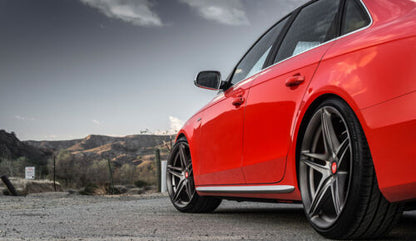 AUDI A6 4F C6 2004-2011 MINIGONNE LATERALI SOTTO PORTA LOOK S-LINE S6 IT AUTOELEGANCERICAMBI