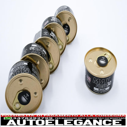 paradise air fresh deodorante biologico senza tappo lattina max fresh 30 6 lattine nere