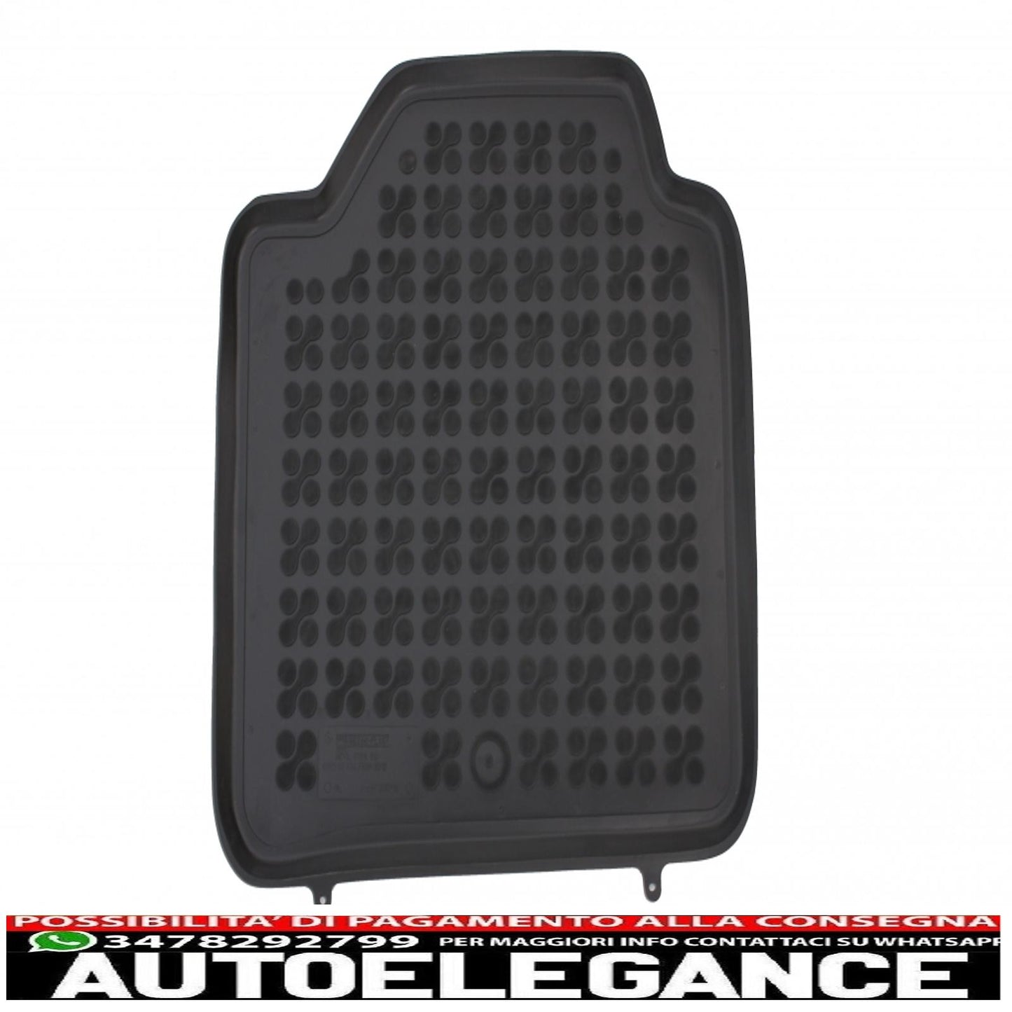 Black rubber mat suitable for bmw 3 series f34 gran turismo gt (2013-2018)