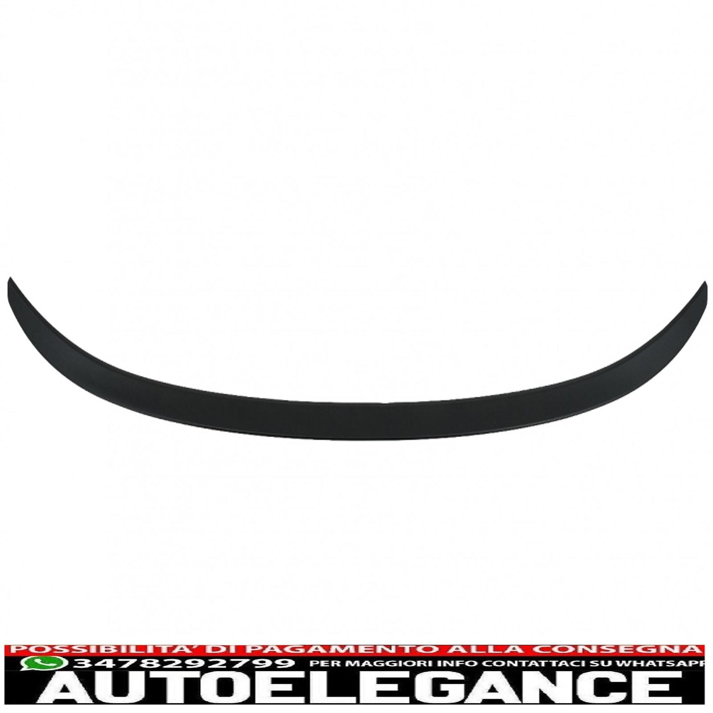 Boot lid spoiler suitable for BMW 3 Series F30 (2010 onwards) M3 design matt black 