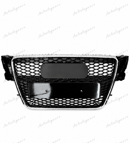 🔥ART.0595 GRIGLIA ADATTO PER AUDI A5 2007-2011 LOOK RS5 BORDO CROMATO🔥