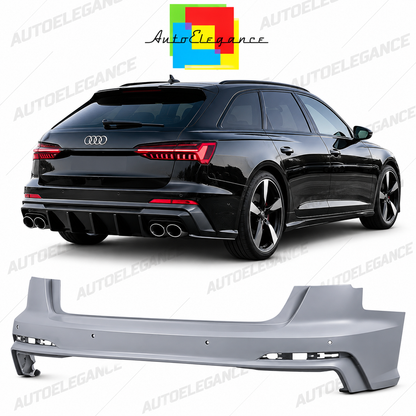 ART.10671 PARAURTI POSTERIORE ADATTO PER  AUDI  A6 C8 LOOK S6
