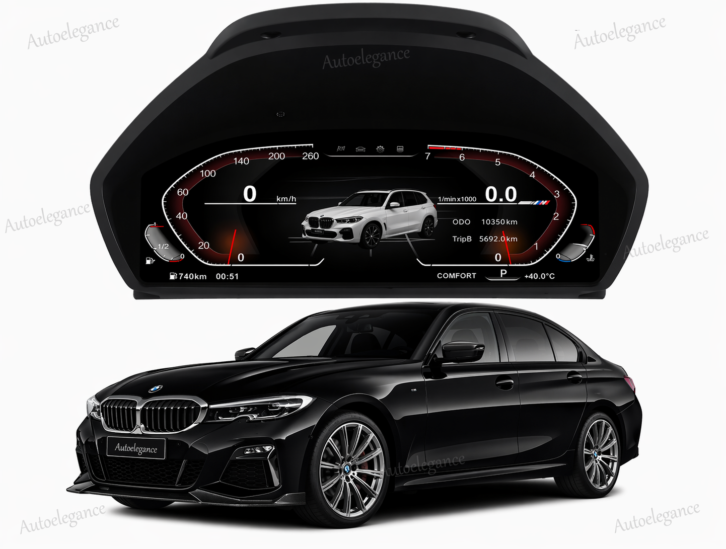 🔥QUADRO STRUMENTI DIGITALE COCKPIT ADATTO PER BMW SERIA 3 F30 F31 GT-F32🔥