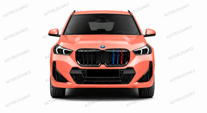 💫ART.10209 GRIGLIA BMW X1 U11 23- LOOK M NERO LUCIDO TRICOLORE💫