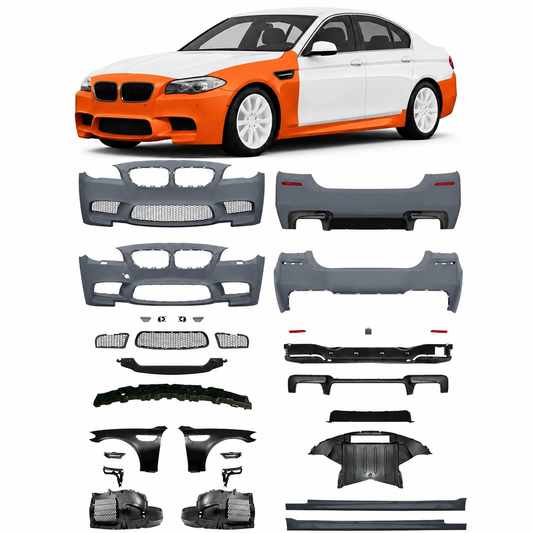 👉Set di paraurti e parafanghi Wide Bodykit adatto per BMW 5 F10 Sedan 10-17👈