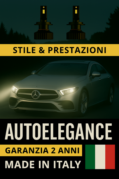 ❤️ KIT LED D1S 6000K BIANCO GHIACCIO ANABBAGLIANTI PER MERCEDES CLS ❤️