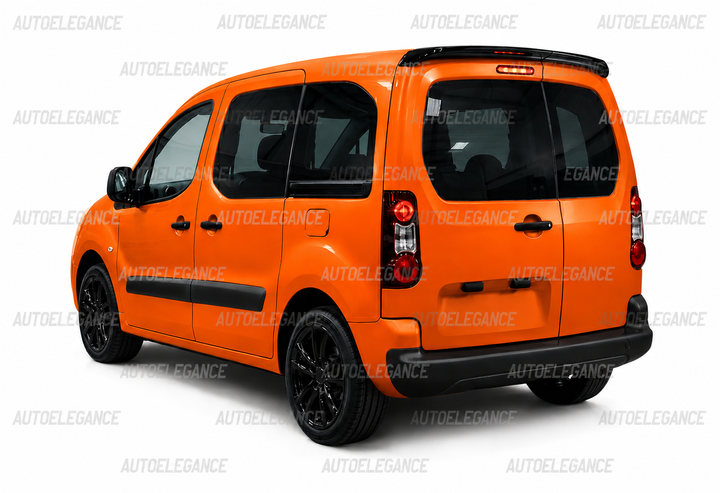 💫ART.10164 Spoiler sul tetto nero lucido 2 pezzi - Peugeot Partner / Citroën Berlingo💫