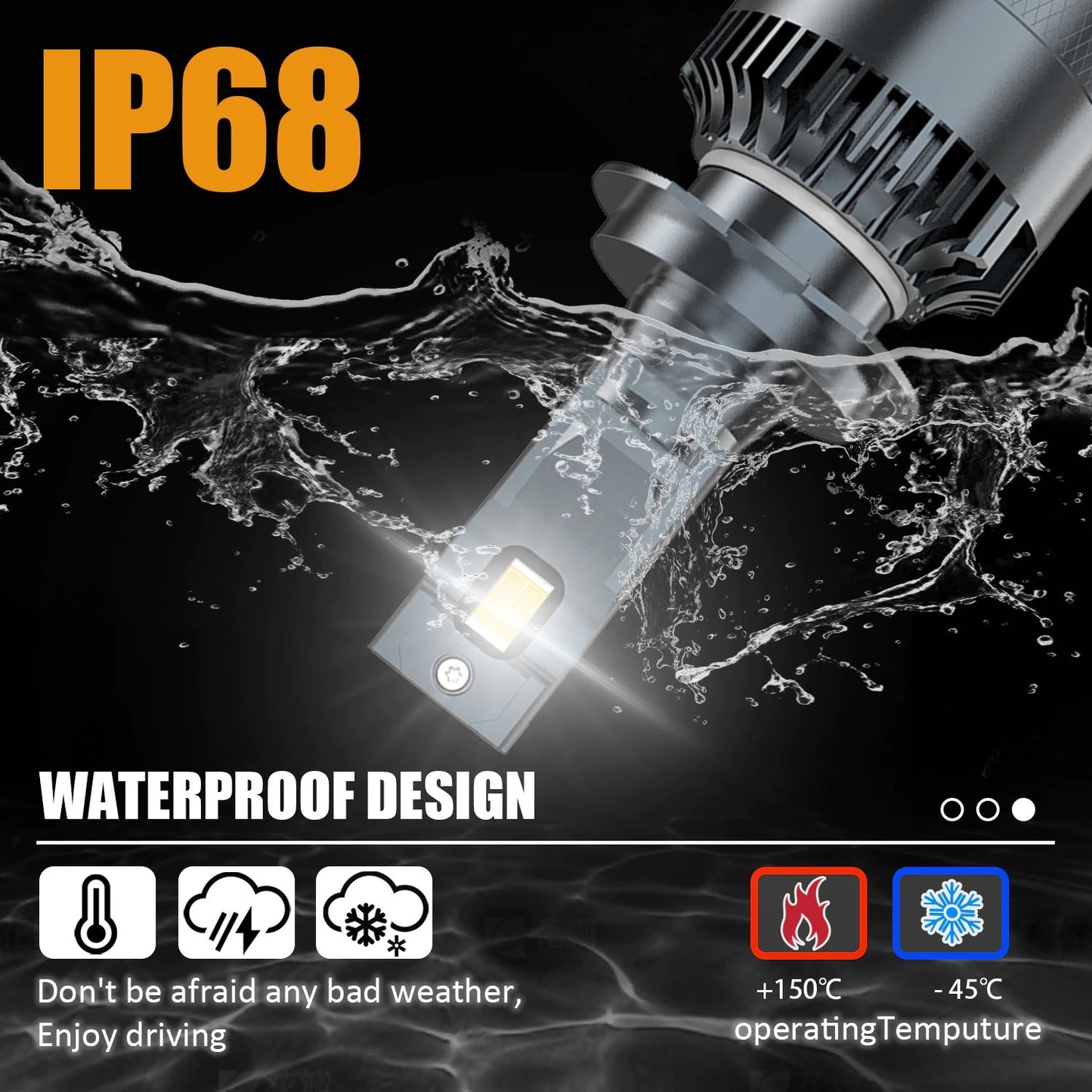 ⭐1580 kit led H4 anabbaglianti adatto per Mini Cooper r56⭐