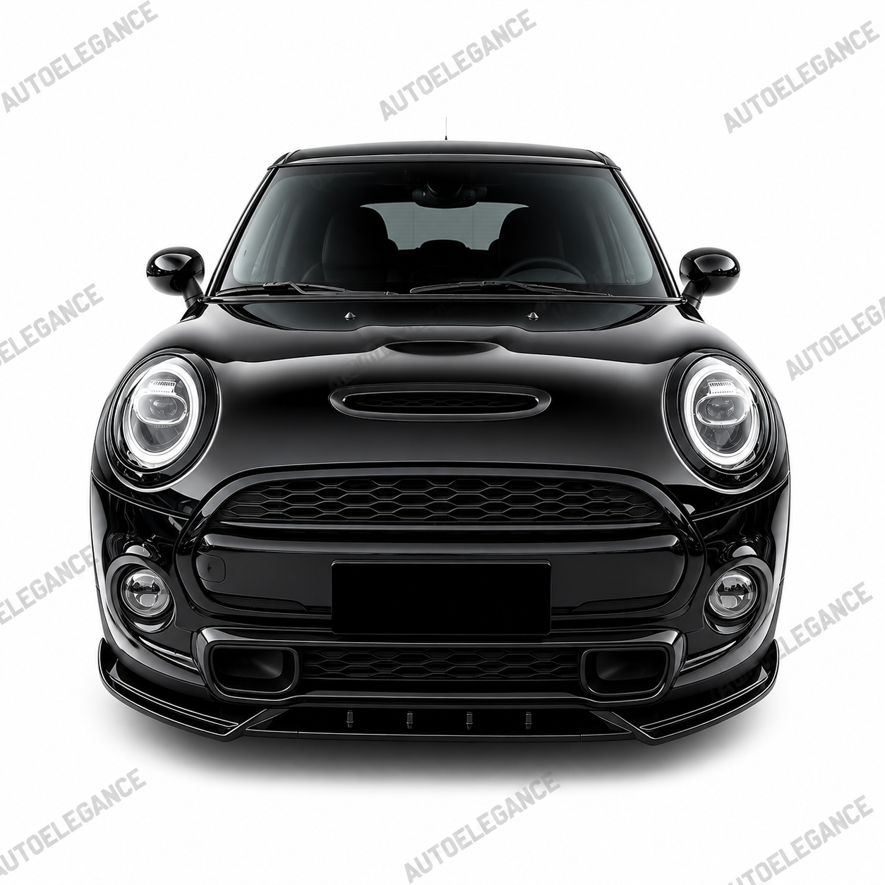 💫SPLITTER 3 PEZZI PER MINI COOPER S e JCW F55 F56 F57 2014-2021 NERO LUCIDO💫