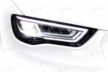 🔥COPPIA FARI PER AUDI A3 8V FULL FULL LED 12-16 LOOK MATRIX PER FARI XENON 🔥