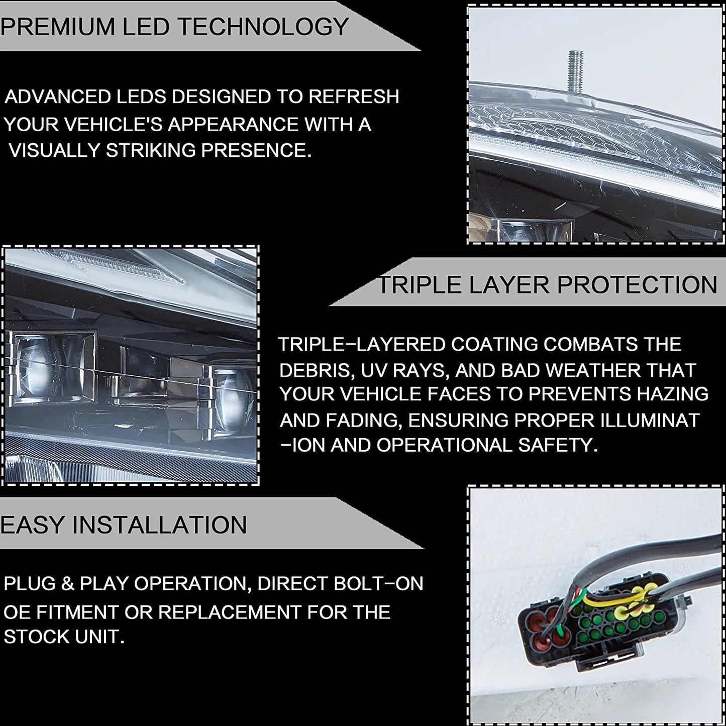 Fari a LED per Lexus IS250/IS250C IS350/IS350C IS220d 2006-2012 ISF 2008-2014 con animazione e respirazione blu