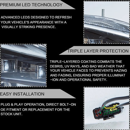 Fari a LED per Lexus IS250/IS250C IS350/IS350C IS220d 2006-2012 ISF 2008-2014 con animazione e respirazione blu