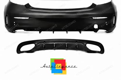 💕PARAURTI POSTERIORE MERCEDES W205 2P 14-18 LOOK AMG💕