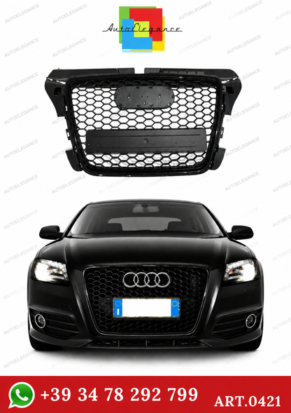 💫GRIGLIA ANTERIORE NIDO D'APE PER AUDI A3 8P 2008-2012 LOOK RS3💫