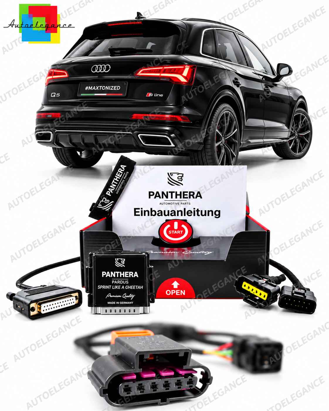 🔥Panthera Pardus Power Pedal Acceleratore Plug & Play per audi Q5 S-Line🔥