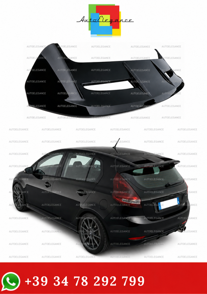 💫SPOILER SUL TETTO NERO LUCIDO ST PER FORD FIESTA VI MK7 2008-2017💫